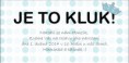 Pozvánka "Je to kluk"